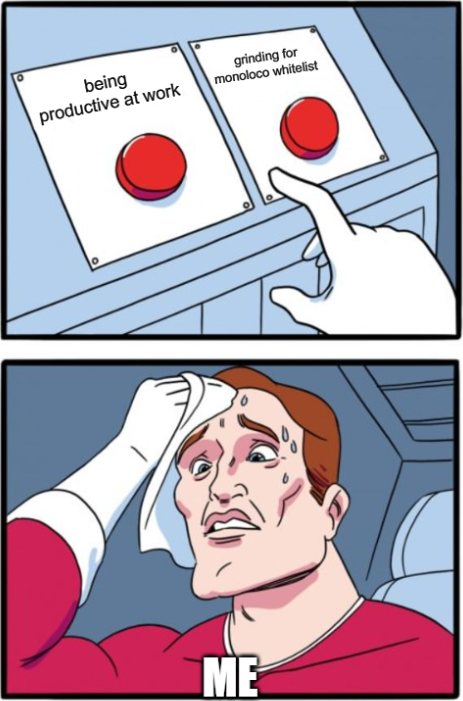 MonoLocco_'s tweet photo. Here come the Memes of the community 😂🤣

Thx to *Arashinoumi#2071 / nylonman | MONO LOCCO#9595 / Veve#8033 / Xamformula#8864 https://t.co/XyBjELBUCd