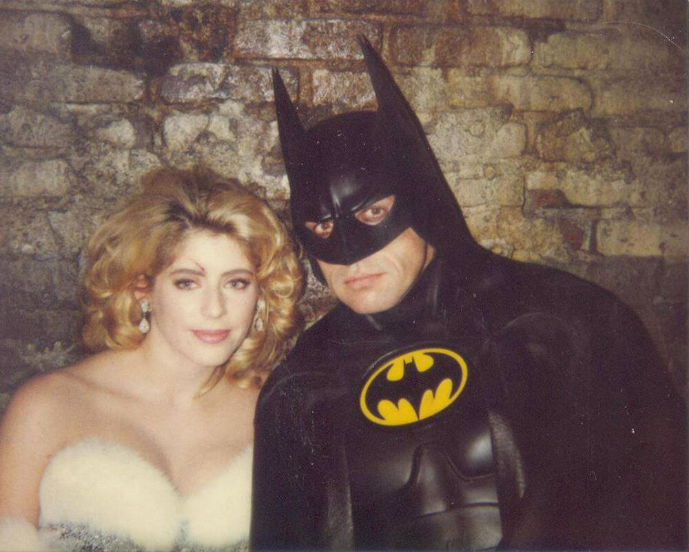 Behind the scenes photo from Batman Returns featuring Cristi Conaway as the...