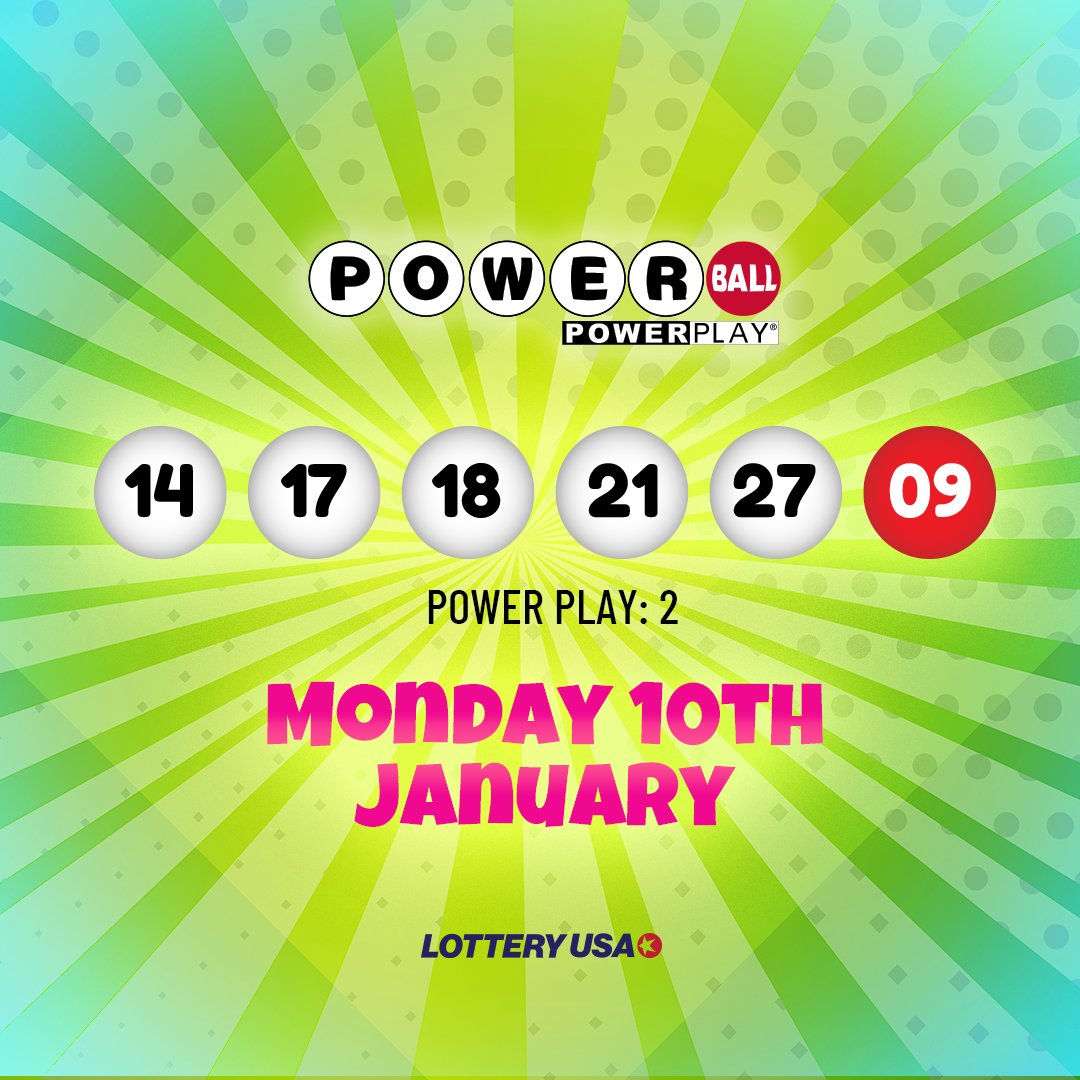 Here you have tonight's Powerball numbers. Were you one of the lucky winners?

Remember to visit Lottery USA for more information: https://t.co/392e40cDUA

#Powerball #lottery #lotterynumbers #lotteryusa https://t.co/BEoCOwqbax