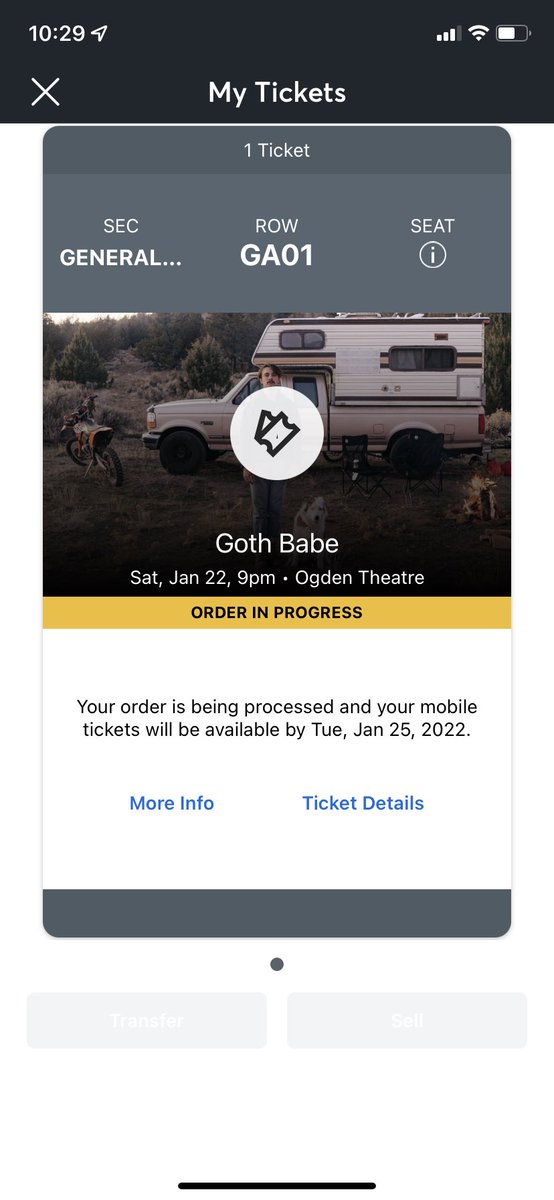 Hey <a href="/Ticketmaster/">Ticketmaster</a> - is it possible to get my tickets before the show? #gothbabe