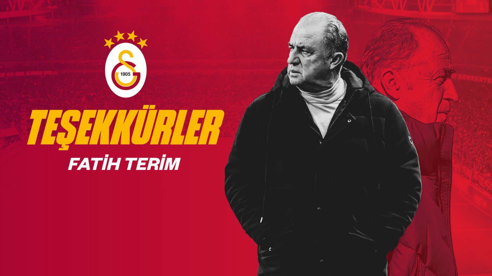 Galatasaray Sosyal Medya Hesabından Fatih Terim'e Teşekkür Etti