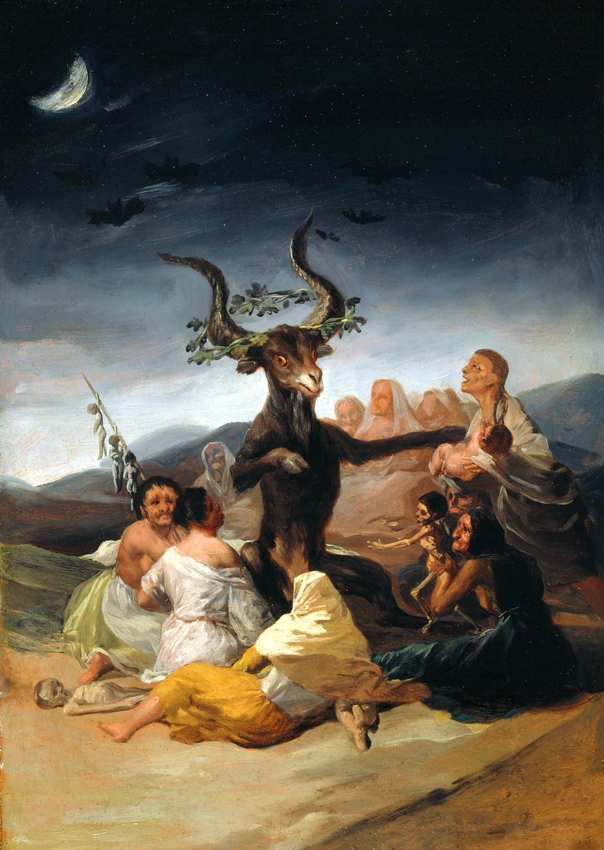 RT @_sinesapiens_: Witches' Sabbath, Goya, 1798 https://t.co/ZmtRjCaRZ9