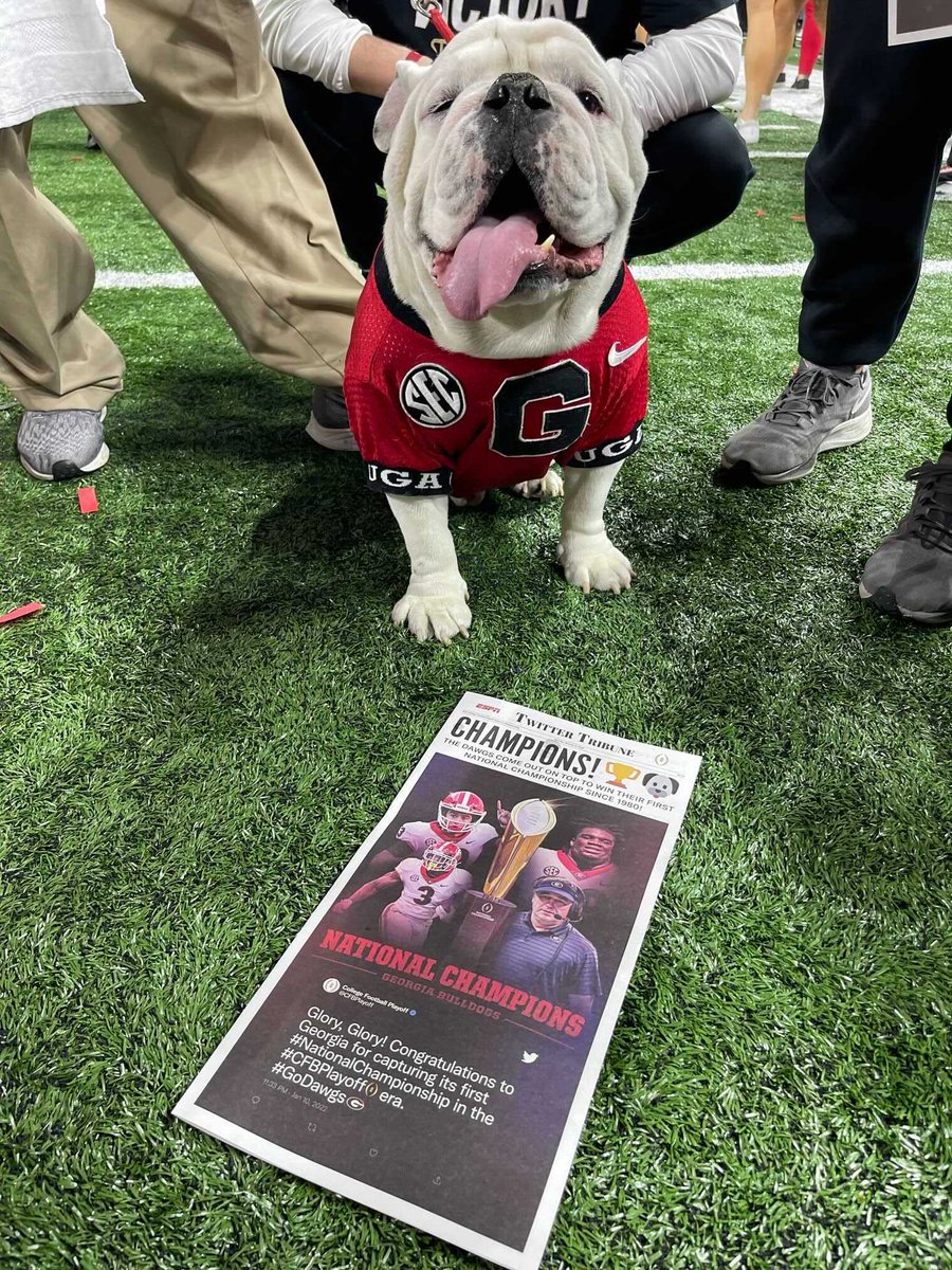 C H A M P 🏆 @GeorgiaFootball | #NationalChampionship