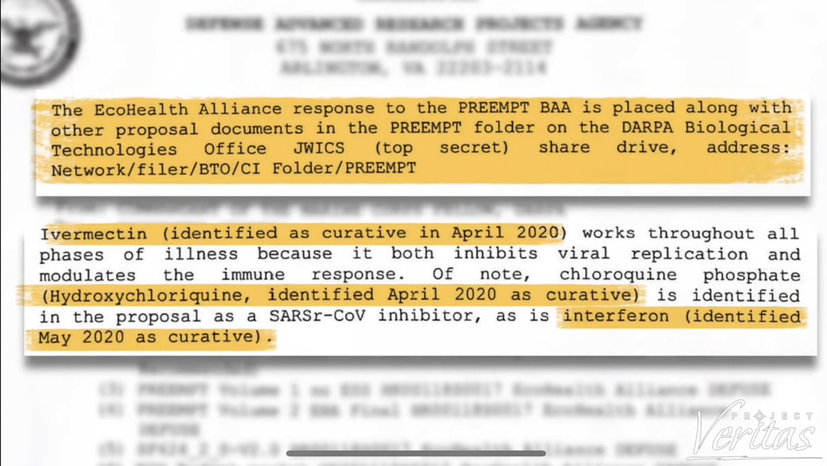 Help me to understand <a href="/DARPA/">DARPA</a>. 

What am I looking at at 4:23 about Ivermectin? I don’t have the context.
youtu.be/_zgoENmeddA

Can you Authenticate? May I see this whole report? Thank you.