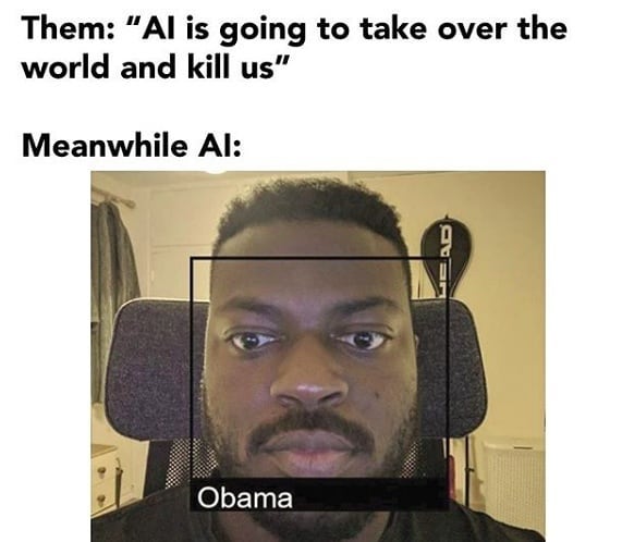 FullstackDevJS's tweet image. People: AI is going to take over the world and kill us.
AI: