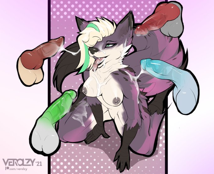 🎃Shay Wolfknot Okami 🐺🏳️‍🌈🏳️‍⚧️ ENVTuber🔞 - 3 pic. "What's my drug of chooOOIIIIICE~ Well what have you gooooOOOOT~ So I don't go brooooOOOOOKE~ n I do it alooot~ I do it ALOOT!! YEEEAAAaaaahh~" https://t.co/w6OFq1y7BY