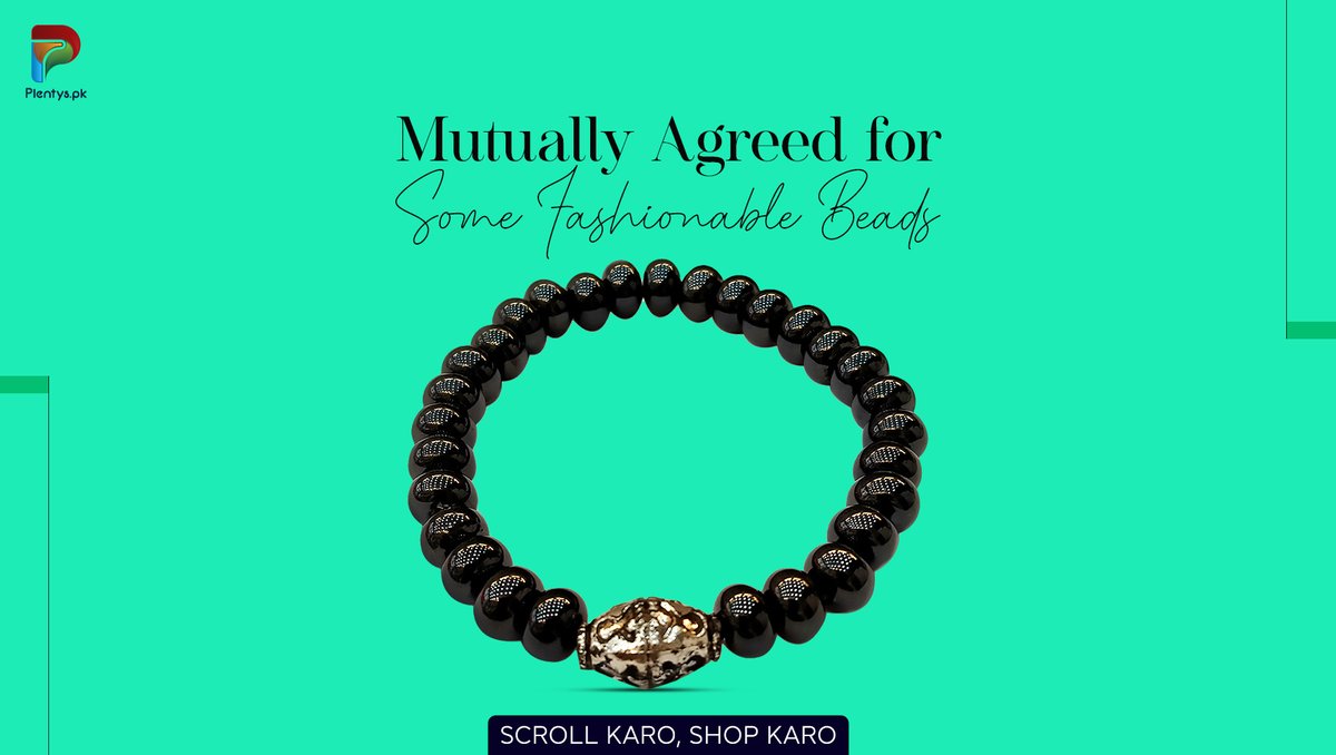 It's okay to be a little obsessed with jewelry even if you are a man.

Satisfy your bracelet obsession by ordering THE MASK HOUSE Men Bracelet now!

visit: plentys.pk/products/THE-M… 

#Plentyspk #ScrollKaroShopKaro #onlineshopping #ecommercebusiness #menbracelets #menfashiontips