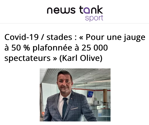 NewsTankFoot's tweet photo. Les propositions de @KARLOLIVE pour les stades français face à la pandémie de #COVID19, c'est ce mardi...
...sur @NewsTankFoot / @NewsTankSport !

@LFPfr @Ligue1UberEats @Ligue2BKT @FFF  @villepoissy @RoxaMaracineanu https://t.co/mJrXtcwoiI