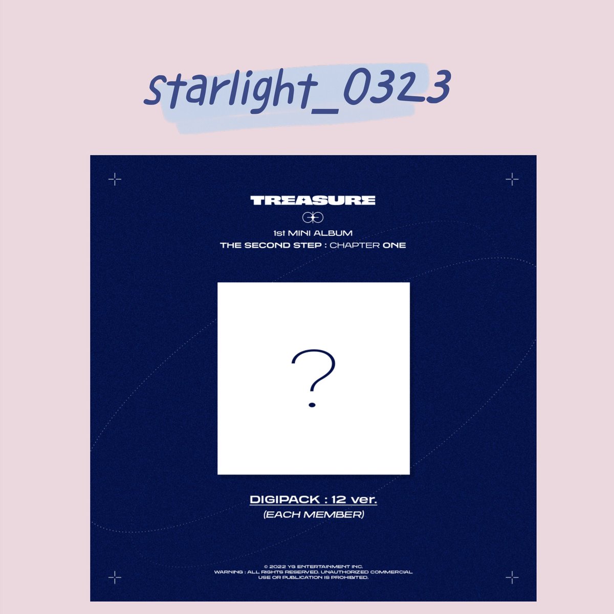 StarchaserC's tweet photo. TREASURE - 1st MINI ALBUM [THE SECOND STEP : CHAPTER ONE] (DIGIPACK Ver.)

💰rm44 each
💰rm524 set （12member）
✔️can choose member
✔️can change pc
#TREASURE #TREASUREfanart #pasartreasureMY https://t.co/flTcVCIknE