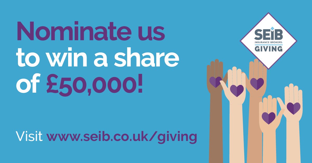 Greatwood Charity (@greatwoodhorses) on Twitter photo Less than 1 week to go until nominations close.
A share of £50,000 would make such a difference to us, nominate Greatwood now for <a href="/SEIB_Insurance/">SEIB Insurance</a> Giving 2022 and help us have a chance. It only takes a moment seib.co.uk/giving #SEIBLove2Help Less than 1 week to go until nominations close.
A share of £50,000 would make such a difference to us, nominate Greatwood now for <a href="/SEIB_Insurance/">SEIB Insurance</a> Giving 2022 and help us have a chance. It only takes a moment seib.co.uk/giving #SEIBLove2Help