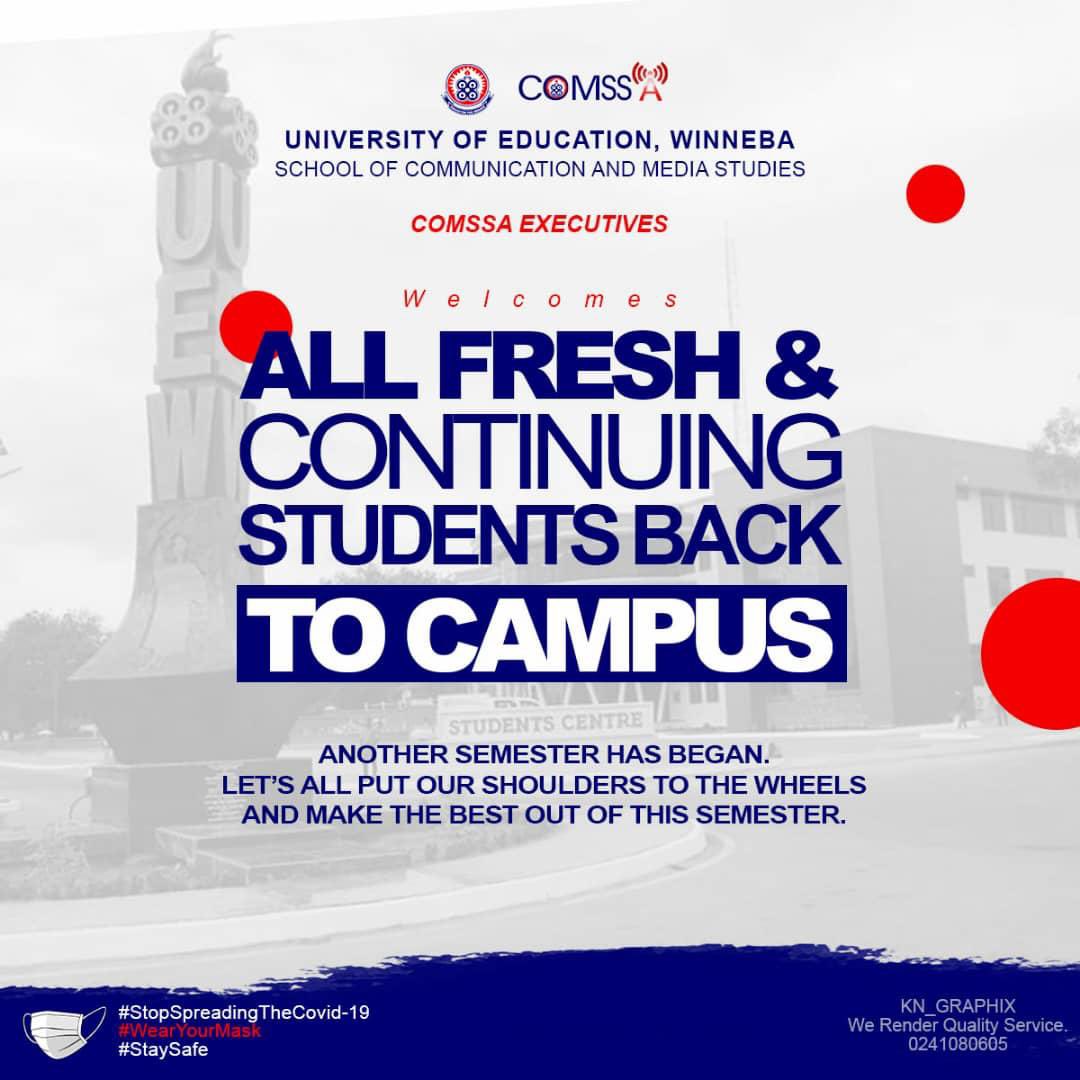 Welcome all fresh and continuing students back to campus! 

#wemakethedifferenc