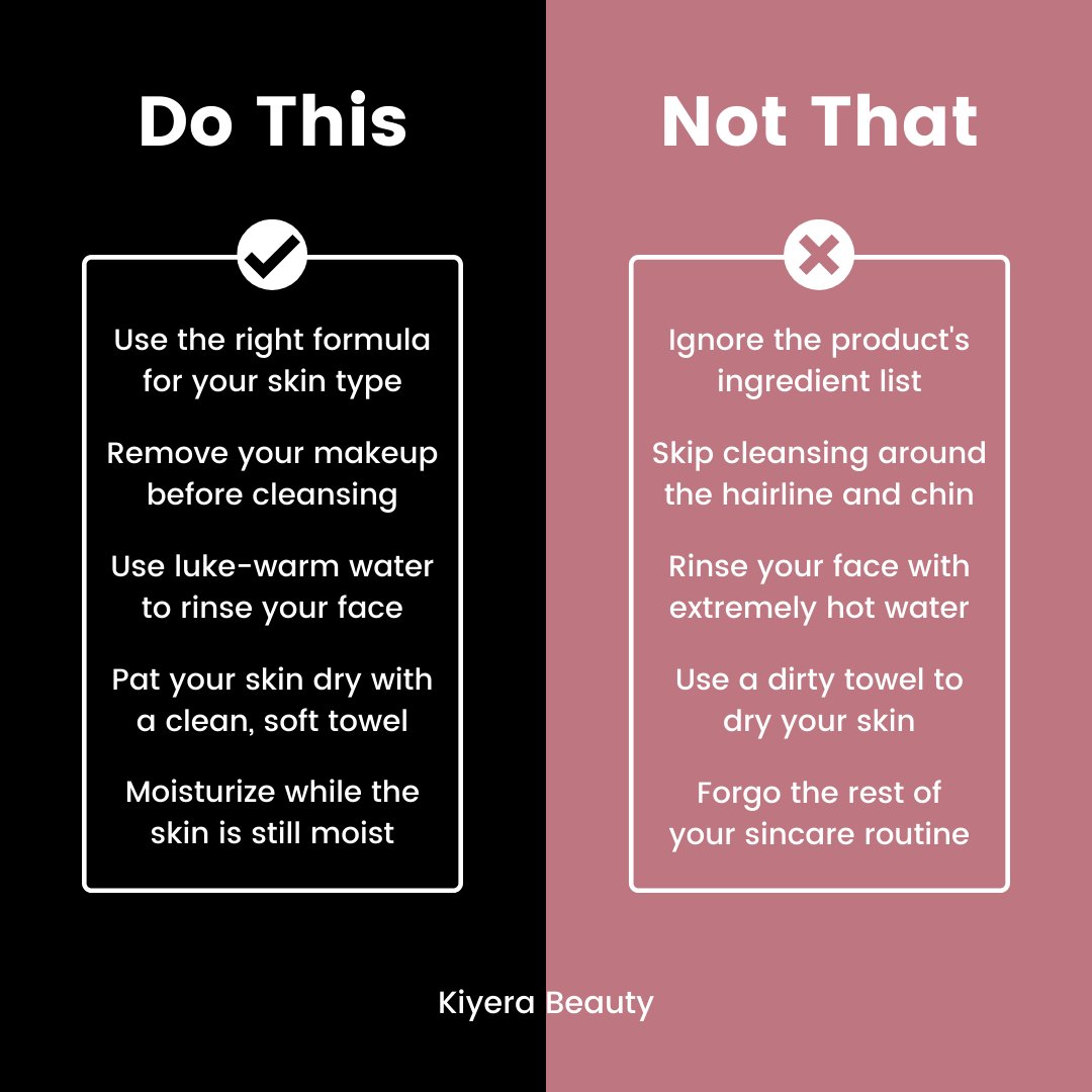kiyerabeauty's tweet photo. Are you washing your face the right way? This cheat sheet highlights our top cleansing tips.

Share &amp; Retweet!

#skincaretips #cleansing101 #howtocleanse #cleansingtips #howtowashyourface #beautytips https://t.co/DTa5p1iv0y