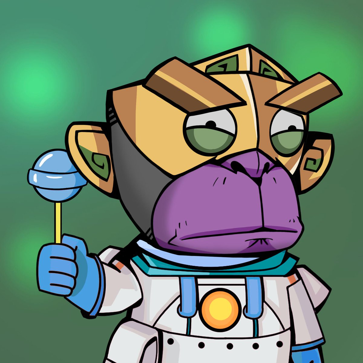 Gold Mask Ape tweet media