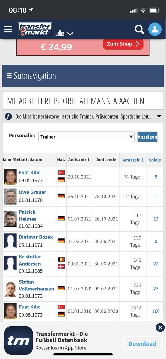 Felks1904's tweet photo. @dorschball @N1klxs5 Mit der ersten Amtszeit von Kilic (der dann eine Pause wollte) sieht es aber schon nicht mehr ganz so übel aus https://t.co/f5zAefuMQb