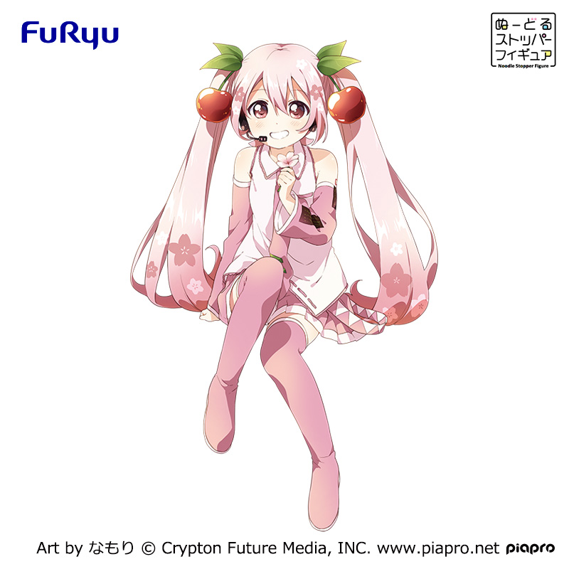 送料無料 初音ミク 桜ミク ぬーどるストッパーフィギュア なもり2023