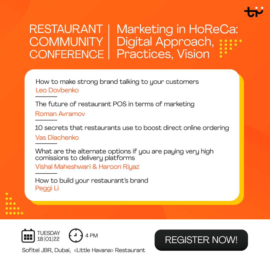 sps_affinity's tweet image. Don’t miss our MD, @peggypuikili , talking about “How to build your restaurant’s Brand” at the @thetawreedco  / UAE Restaurant Community's Marketing in HoReCa: Digital Approach, Practices, Vision Conference on 18th January at 4 p.m.:  restaurantcommunity.ae/open-meeting .