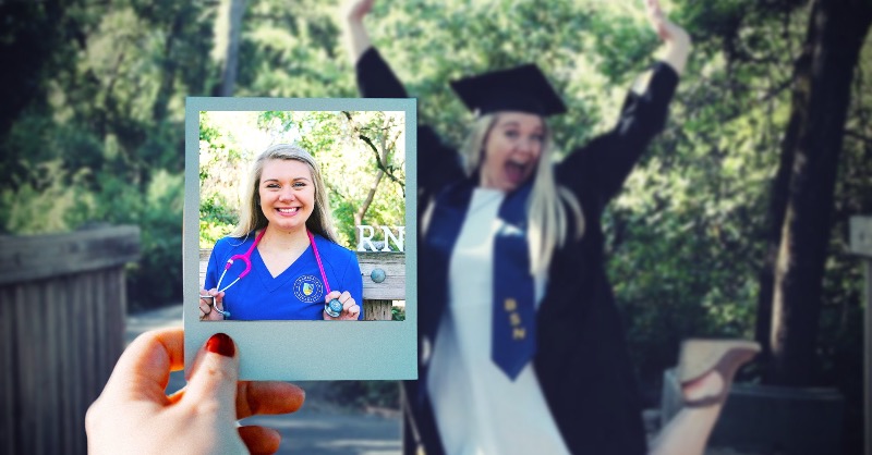 'After an amazing 3 yrs of #NursingSchool, passing the exit exam & now, the NCLEX, I can finally say that my kindergarten dream came true. TY to everyone who helped me on my journey to becoming a #nurse.'

Congrats to Hannah Hendrick, RN, BSN! #ChamberlainGrad