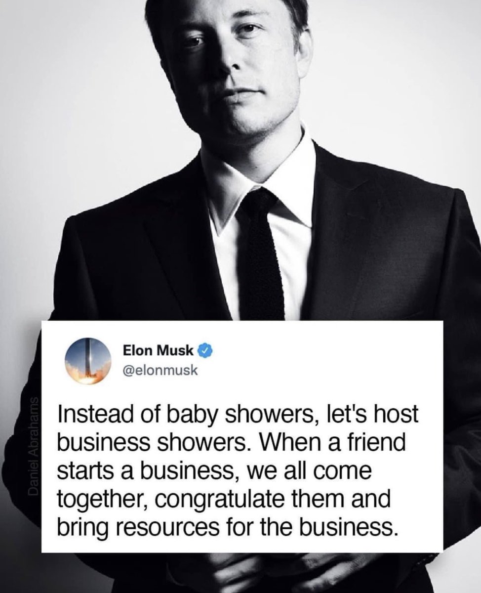 I'll organise the first one in London for any Latin American entrepreneur launching a tech start-up...DM me your new ventures and I help you! <a href="/BrandingLatAm/">BrandingLatinAmerica</a> <a href="/elonmusk/">Elon Musk</a>  #businessshowers #entrepreneurship