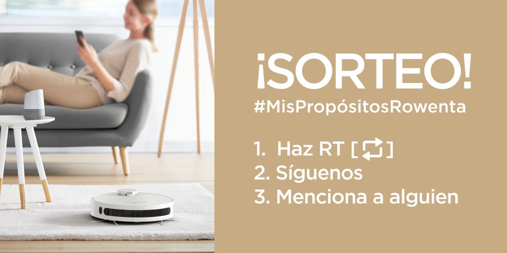 Rowenta_ES's tweet image. 🔴 #SORTEO #MisPropósitosRowenta 🔴Sorteamos un Robot Aspirador X-plorer Serie 75. Participa en los otros canales de ROWENTA España para tener más posibilidades: Facebook, Instagram y Twitter.
⁣
Haz [RT+Follow] y menciona a alguien
📆Tienes tiempo hasta el 19 de enero incluido🍀