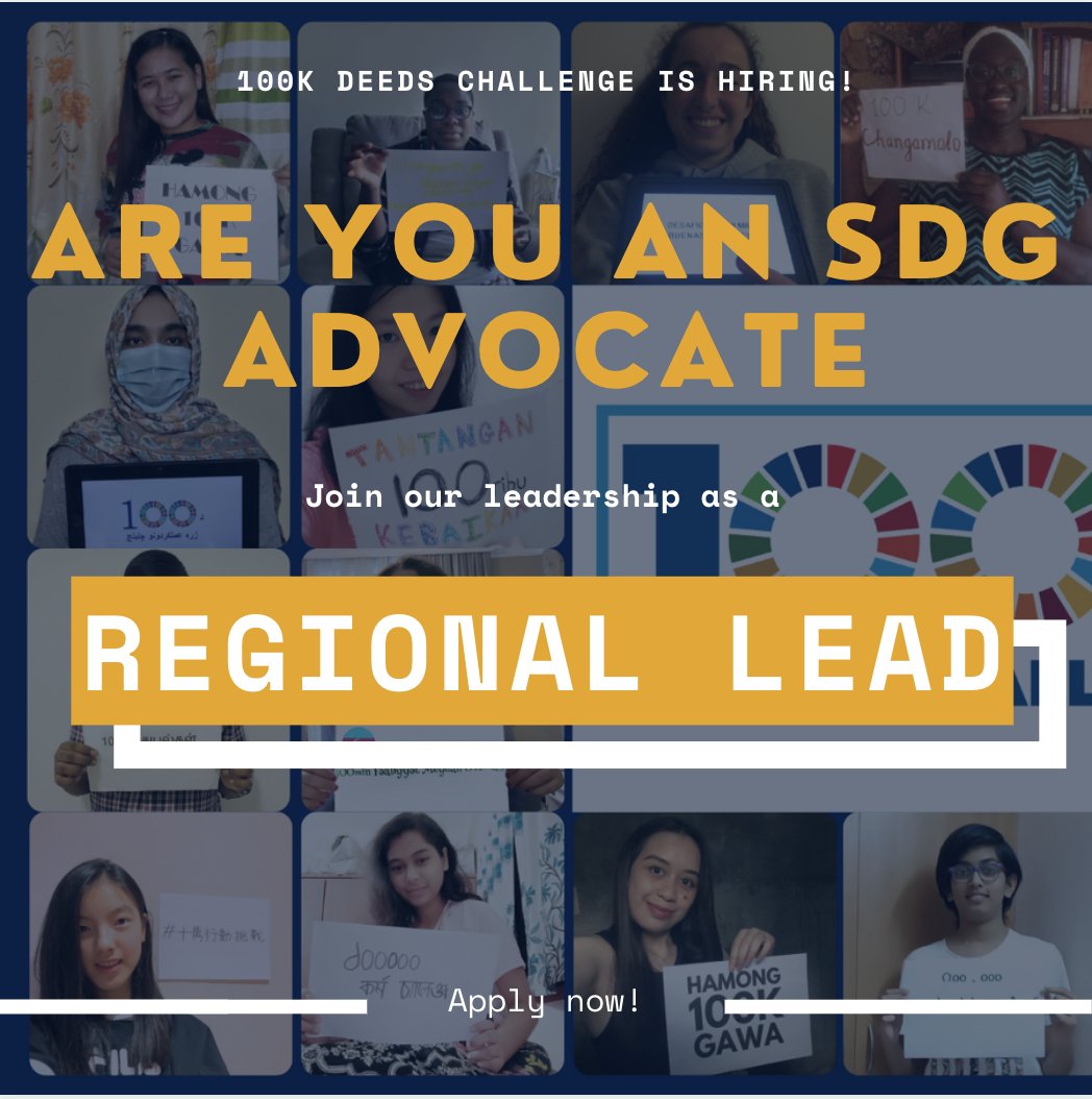 100k Deeds for the SDGs tweet media