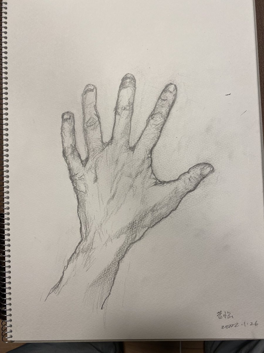 Gopencildrowing's tweet photo. 20220126 手 https://t.co/CXPB0M0Y8m