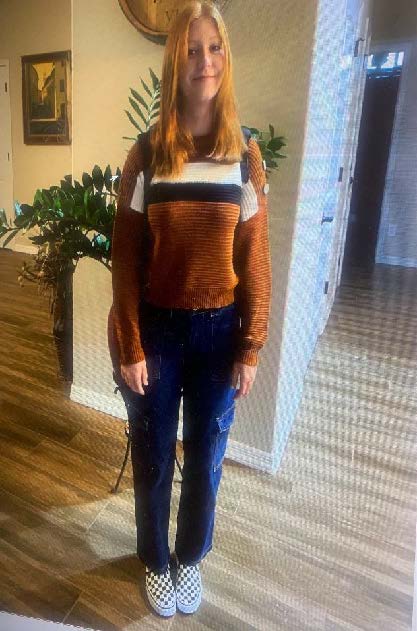 #PVPD is asking the public’s help to locate runaway juvenile, Talon Rae Davis. She was last seen at Bradshaw Mountain High School on 1/24/22 around 2PM. If you have any info on her whereabouts, please call the #PrescottValleyPD at 928-772-9267.
