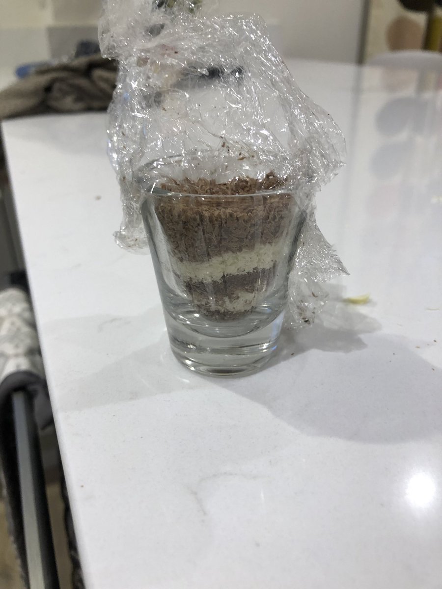 Eldest is learning about rocks at school… we made chocolate rocks at home! Here is sedimentary (she thoroughly enjoyed eating it!) #alwaysaschoolday