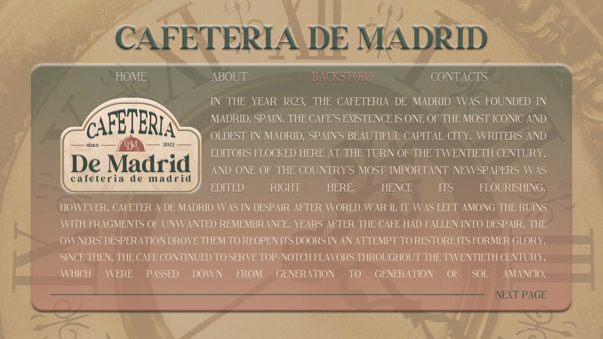 Cafetería de Madrid. tweet media