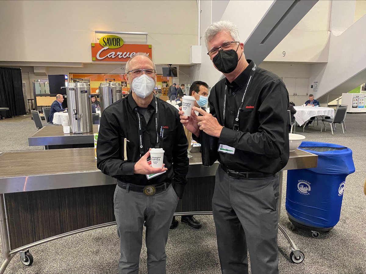 ShanghaiOptics's tweet photo. Hitting the afternoon wall? Suffering from jet lag? Just love coffee? Whatever your reason, grab a cup of coffee at Photonics West sponsored by Shanghai Optics!
#optics #photonics #optical #lenses #custommicroscopy #opticalfilter #filters #reverseengineering #research #medical https://t.co/kAm9tqImRj