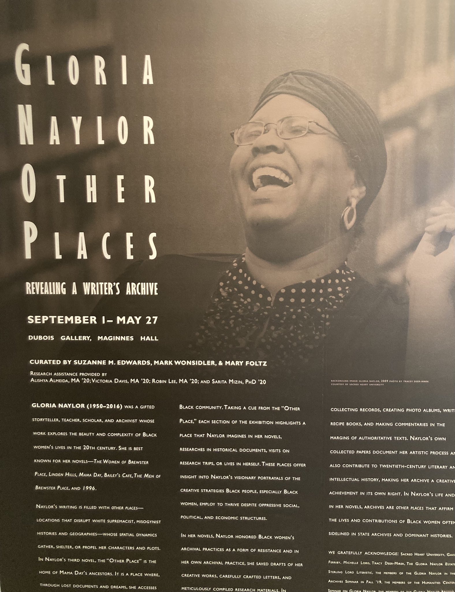 Happy birthday to Gloria Naylor!! A truly brilliant writer and literary world maker 