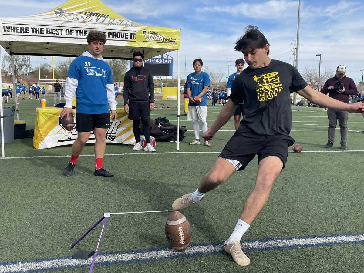 The 4th Selection for the 2022 Chris Sailer Kicking TOP 12 Camp is… @meadorsgrant3 (2023, CA). This longtime Chris Sailer Kicking Kicker and back-to-back TOP 12’er is going to be a D1 Star! #TeamSailer #TOP12 #16SpotsLeft