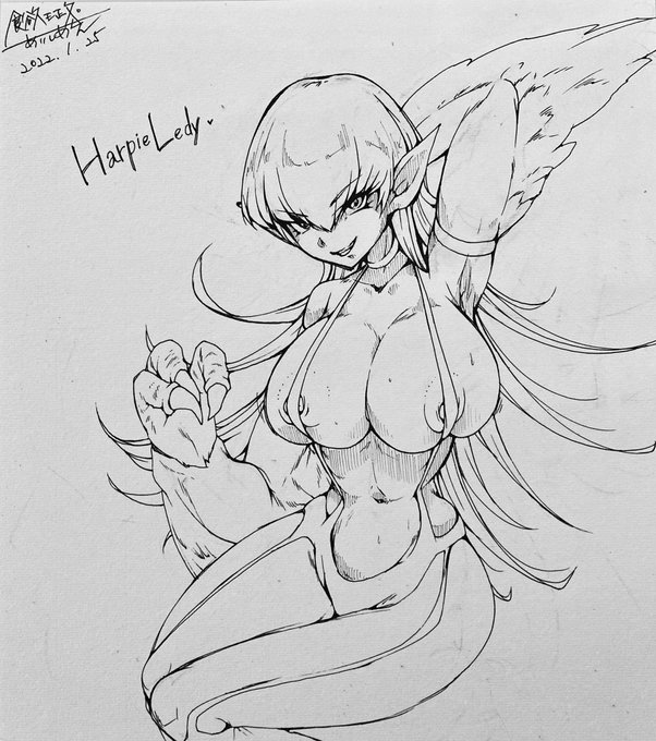 【告知】ハーピィレディ【色紙】
本日12:00頃にboothにて出品予定です
https://t.co/Kun5FPyydx 