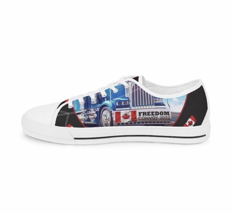ketibles's tweet photo. Calling all Truckers &amp; Supporters 

Check Out our Freedom Convoy 2022 Sneakers 

Available Now 

10% OF ALL sales in the next 4 Days will be Donated 

https://t.co/dU59qCi6j5

#FreedomConvoy2022 #freedomconvoy #FreedomDay #freedom #Canada #CanadaTruckers #TruckersConvoy2022 #rt https://t.co/59FWg0UDLh