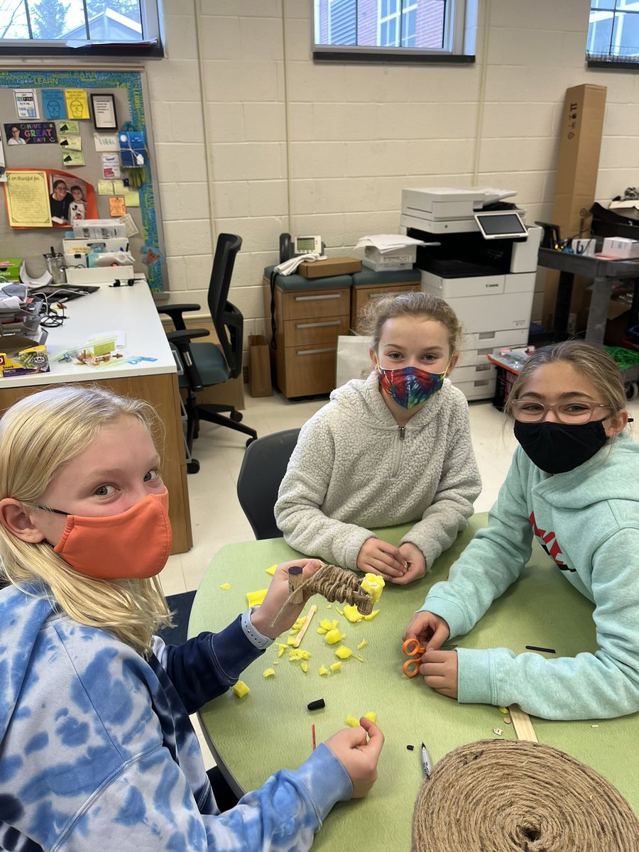 HES 5th gr SS classes employing Aztec engineering principals to make floating gardens “ Chinampas” 🥬as a ⚙️design challenge. All islands were created without tape or adhesive. Just string &amp;clay, planting seeds soon! #STEMinsocialstudies <a href="/HESVerticalFarm/">Hopewell Elementary Vertical Farming Initiative</a>