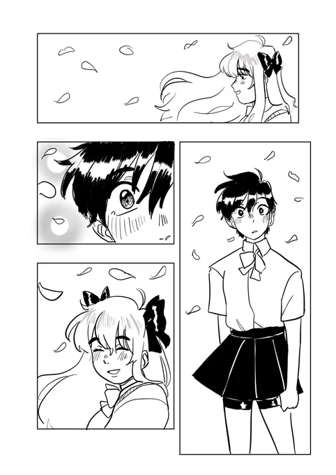 oc comic page i made for practice a million years ago but never posted 