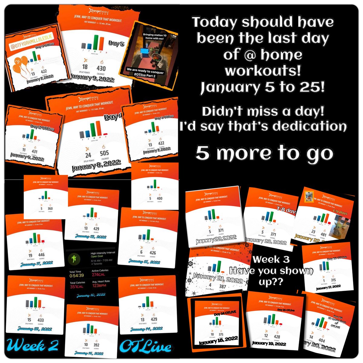 zbellaa76's tweet photo. Still in lockdown number 4 and I have yet to miss an #OTLive class… 5 more days. Thanks @orangetheory for giving us the option! https://t.co/ynWrgRX09R