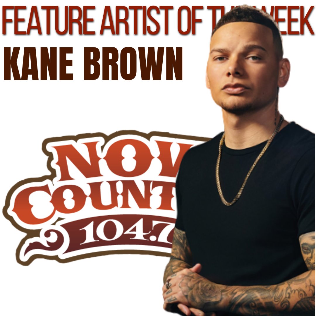 Now_Country1047's tweet photo. #FeatureArtistoftheWeek is @kanebrown! Listen to MJ at 11:30a!

#WhiskeySour is out now! This week, however, we'll go back to the beginning; from singing in choir w/ #LaurenAlaina, to building a loyal fan base on Facebook...all the way to his latest release!

#MJShow #KaneBrown https://t.co/WMSP96e5xT