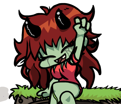LEINEHAPPY's tweet photo. Zombie GF from Plants vs Rappers https://t.co/UO6KoyBEoI