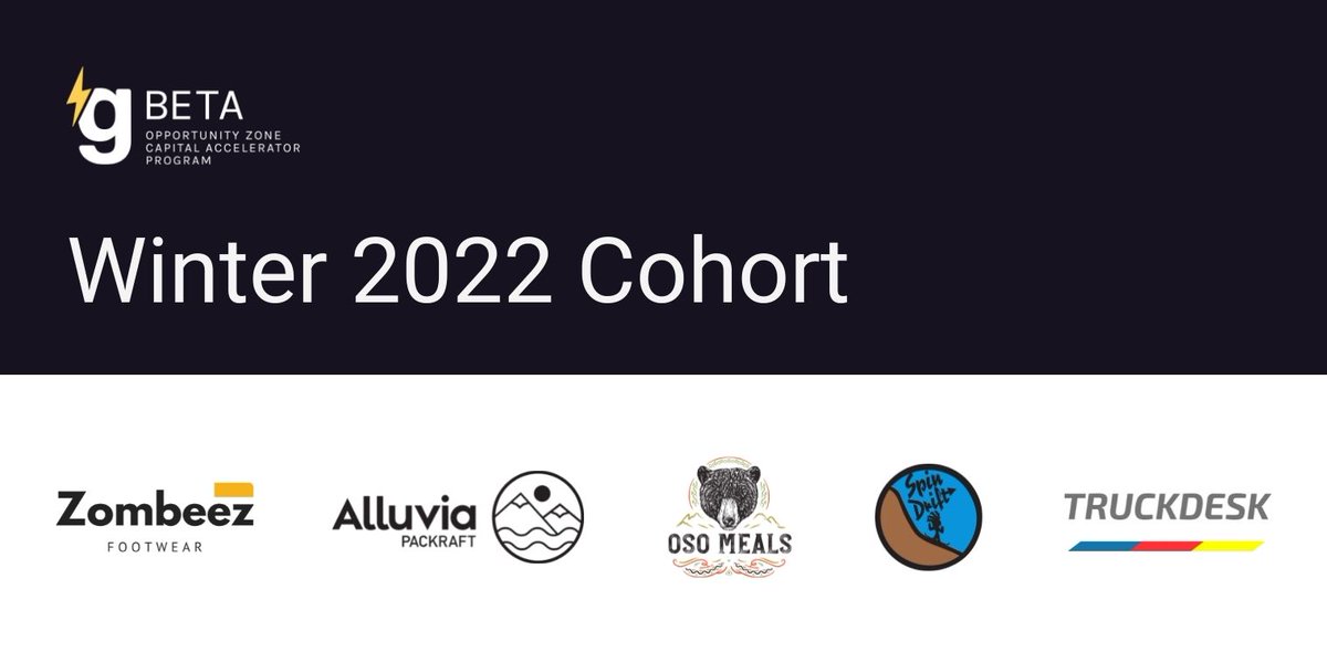 We're excited to announce the gBETA Opportunity Zone Capital Accelerator Winter 2022 Cohort! 🤩 Learn more about these 5 Colorado companies in the thread below ↓ For more info on the program visit gbetastartups.com/opportunity-zo… #gBETA #colorado #coloradobusiness