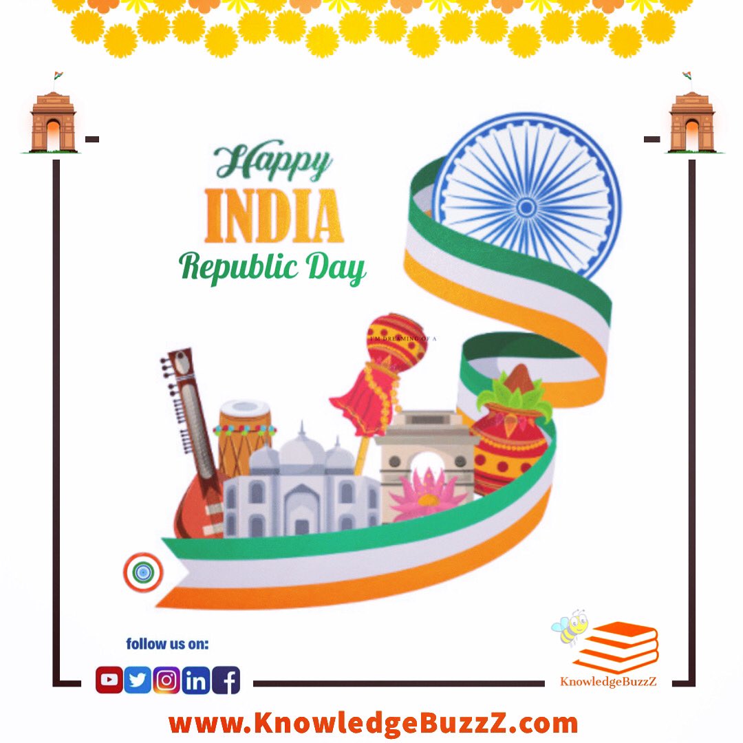 BuzzzKnowledge's tweet photo. Happy Indian Republic Day.. ๐ฎ๐ณ
#nationalrepublicday #knowledgebuzzz #indianfestival
https://t.co/0R8HnZM0aj https://t.co/GXNLeoYJyj