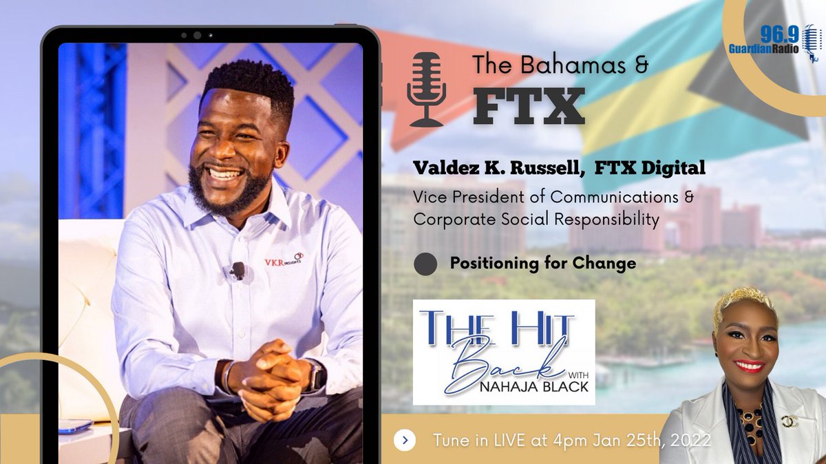 Tune in today as we discuss FTX's plans in the Bahamas and the world.