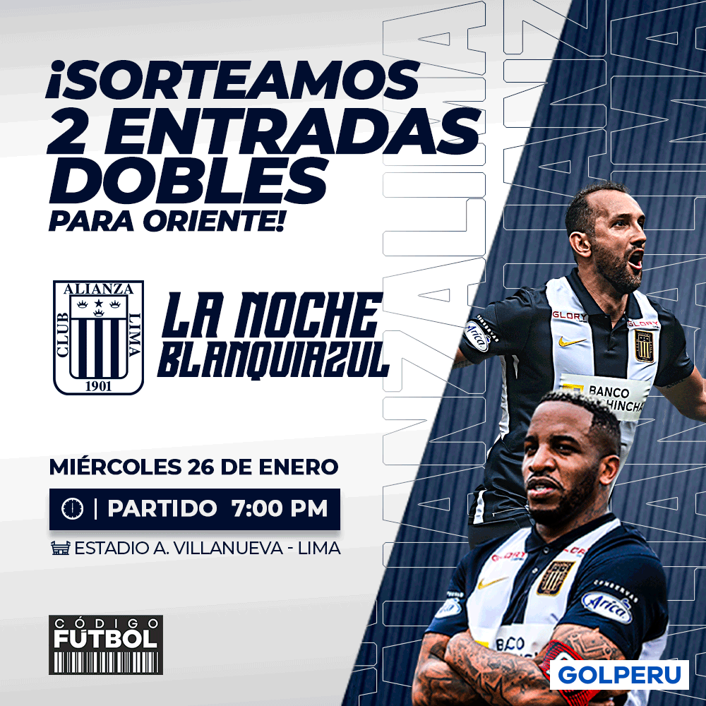 Participa por una de las dos entradas dobles 🎟️ para la presentación 2022 de @ClubALoficial 🤍💙: 1️⃣ Sigue a @GOLPERUoficial. 2️⃣ Dale RT y me gusta a esta publicación. 3️⃣ Utilizando el HT #NocheBlanquiazulXGOLPERU etiqueta en los comentarios a un amigo con el que irías a Matute.