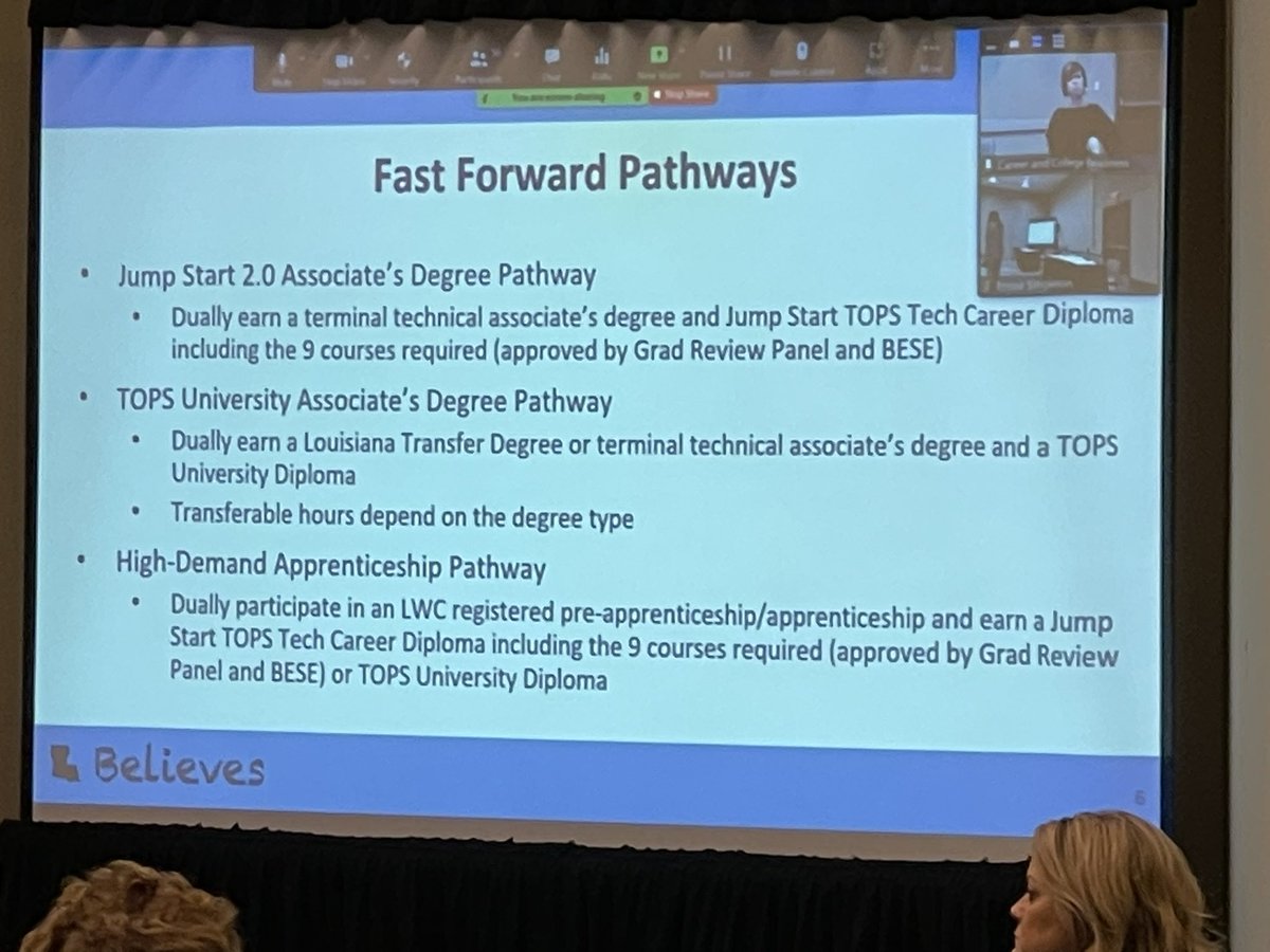 tlwmoore's tweet photo. We are at the Louisiana #Jumpstart2022Convention learning the new and innovative #bestPractices of #DualEnrollment, #CareerReadiness, & how to #JumpStart our high school students into the correct #Pathways2Success! We are #ChangingLives & #CreatingFutures! π«π#EverydayExcellence https://t.co/BsQyskiu6V