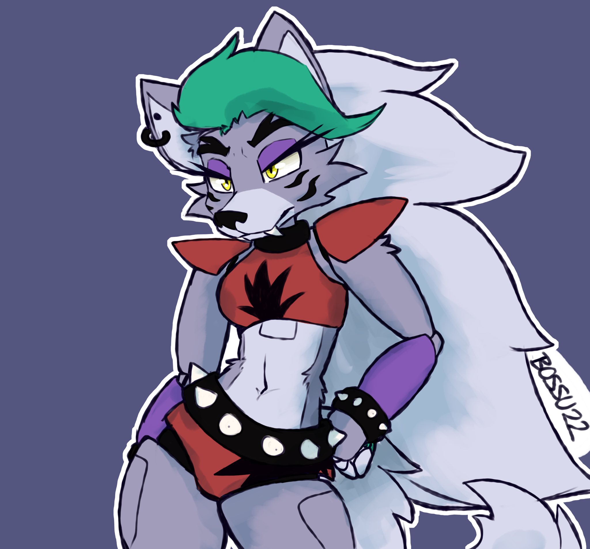 ̗̀ biggest boss ̖́- on X: hmmm maybe I try posting art here again?? #fnaf  #roxannewolf t.coQzjyZnBkJY  X