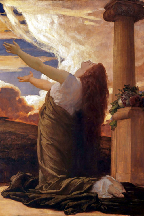 Claramore_'s tweet photo. Si te gusta el naranja, no sé qué haces si no conoces la obra de Frederic Leighton 🧡

Sus obras son visualmente preciosas y muchas de ellas tienen pigmentos naranjas como protagonistas. Y si no conoces "Sol ardiente de junio" te acabo de hacer la persona más feliz del mundo. https://t.co/0uCpltEIxg