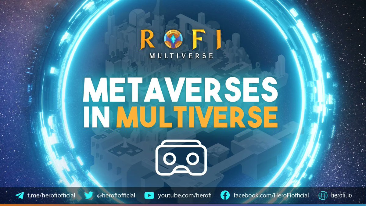 HeroFiio's tweet photo. We have always believed that ROFI Multiverse will be the hope that changes GameFi. Let’s look at 5 reasons why you should believe the same thing !!
Read more: >> https://t.co/OokNLWemDq
#HeroFi #GameFi #Blockchain https://t.co/mV4vp1tXSo