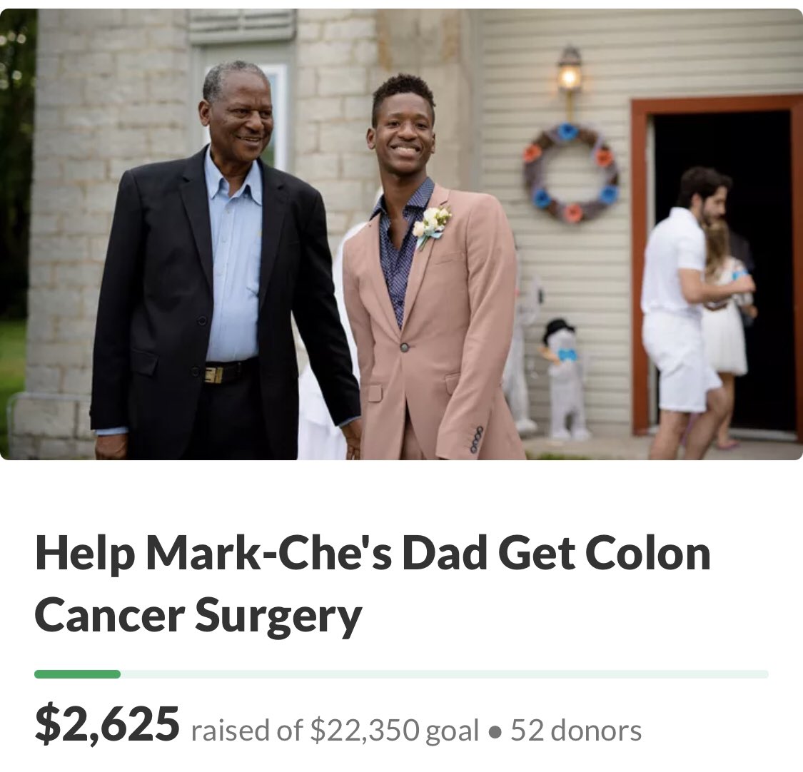 my best friend’s father has to undergo surgery to remove colon cancer, and has to use the private healthcare system because the public system is shut down due to covid. please share,  and donate if you can:
gofundme.com/f/help-markche…