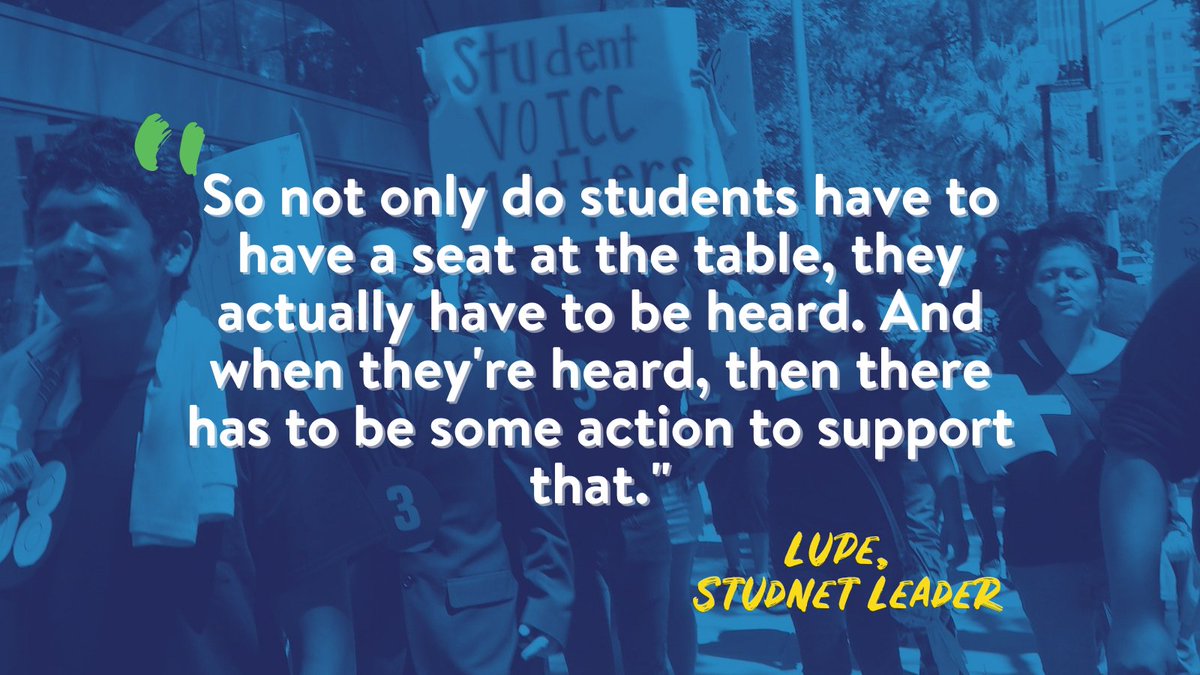 Young people share that in order to #LeadTogether, school leaders must address the assumptions they have of young people &amp; the systems they’ve built around these biases. #TransformationInAction