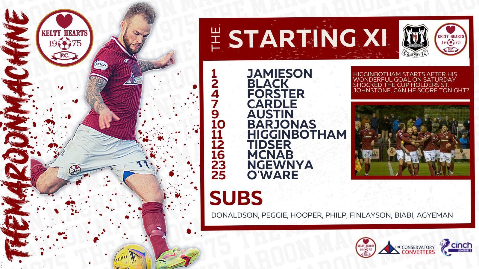 Kelty Hearts FC 🇱🇻 on Twitter "Here is your Kelty Hearts starting XI