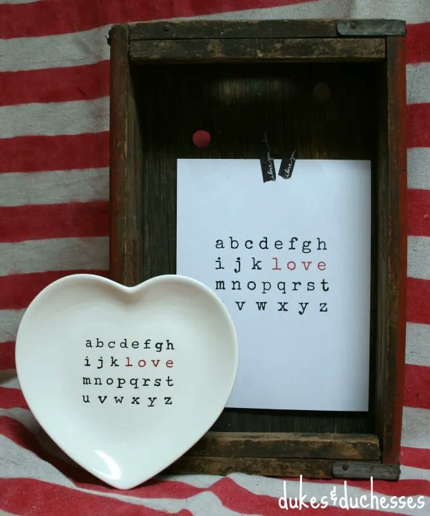 Grab this typographical #love #printable for quick and easy decor! buff.ly/2VJWTOF